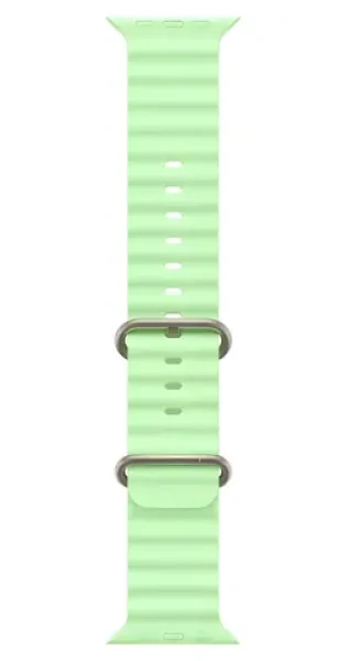 Apple Watch Ocean Band Neon Green prírodný Titan / Remienok pre Apple Watch / 44/45/46/49 mm (MGCF4ZM/A)
