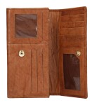 Dámska kožená peňaženka Lagen V-102 Light brown