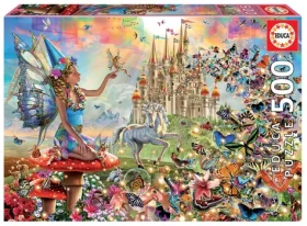 Educa Puzzle Víla a motýle