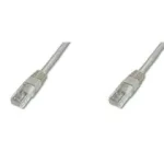 PremiumCord UTP CAT5E 2m krížený šedá Patch kábel RJ45-RJ45 (8592220003159)