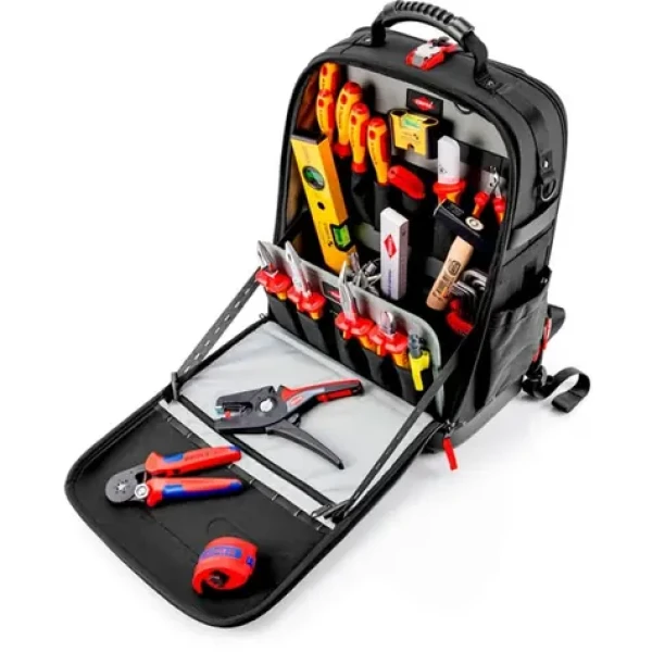 Knipex Tool Backpack Modular X18 Electric čierna / Batoh na náradie pre elektrikárov / 22 ks (00 21 50 E)