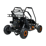 Mamido Detské benzínové autíčko Buggy LUCKY SEVEN oranžové