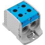Weidmüller 2502810000 priechodná svorka 67.60 mm skrutkovací sivá, modrá 1 ks; 2502810000