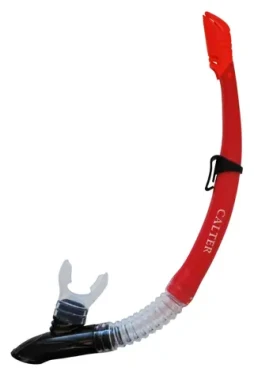CALTER ADULT 63PVC-SILICON červená / Šnorchel / PVC / silikón