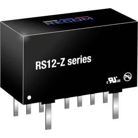 RECOM RS12-2412SZ DC / DC menič napätia, DPS 1 A 12 W Počet výstupov: 1 x; RS12-2412SZ
