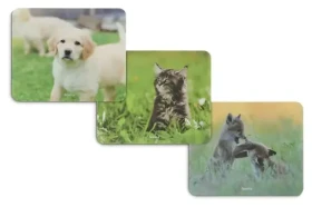 HAMA Podložka pod myš Animals / Podložka pod myš / motív zvierat / 220x180 mm / 12 ks v displeji (126872)