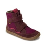 Dievčenská zimná barefoot obuv TEX WINTER Bordeaux, Froddo, G3160233-7, červená - 23