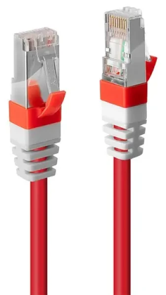 Lindy Cat6a S/FTP červená / Patch kábel / RJ45-RJ45 / PIMF / 5 m / 10 Gbit/s (45388)
