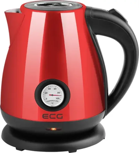 ECG RK 1705 Metallico Rosso červená / rýchlovarná kanvica / 2200W / 1.7 L / nerez (100001942868)