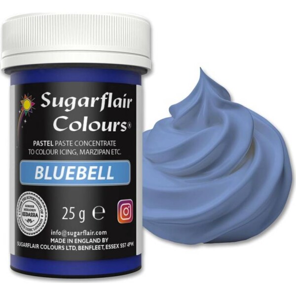 Gélová farba blubell pastelová 25 g - Sugarflair - Sugarflair