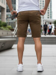 FashionStreet pánske hnedé džínsové šortky SX2573 s36