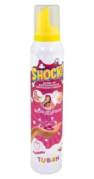 SHOCK! Multisenzorický penový gél jahodový