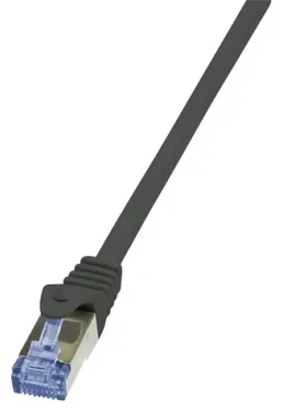 LogiLink PrimeLine čierna / Patch kábel / Cat7 S/FTP / 0,5 m / RJ-45 / LSZH (CQ4023S)