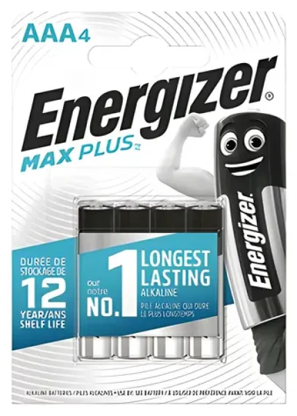 Energizer MAX PLUS AAA / Batéria / Alkalická / 4 ks / LR03 / 1,5 V (7638900437461)