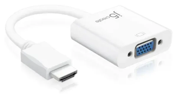 J5Create JDA213 biela / Redukcia HDMI na VGA / Full HD 1920x1080 / 60 Hz (JDA213-N)