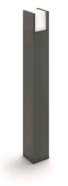 Philips Arbour 6W šedá / LED vonkajšie stĺpové svietidlo / 600LM / 4000K / IP44 (8718696150498)