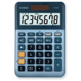 Casio MS-80E / Stolová kalkulačka / osemmiestna / duálne napájanie (MS-80E)