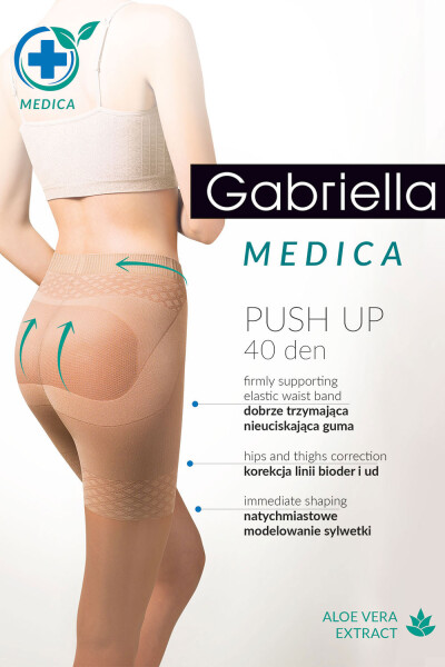 Gabriella Medica Push-up 40 Den Code 128 kolor:beige