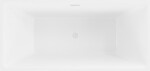 MEXEN/S - Nita vaňa voľne stojaca 170 x 80, biela, sifón a prepad biela 52091708000-20