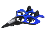 Mamido Stíhacie lietadlo X fighter drone na diaľkové ovládanie RC modré