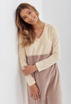 Košeľa Cana 992 long/r S-XL vanilkově béžová M