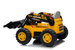 Mamido Mamido Detský elektrický nakladač CAR-26A žltý | 4x4 | RC 2.4Ghz | EKO koža | 12V10Ah