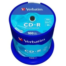 Verbatim CD- R DL 700MB 52x Extra Protection 100 ks / Médium CD- R / Spindl