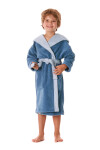 Detský župan Tampa duo s kapucňou 9159 denim light - Vestis dětské č.140
