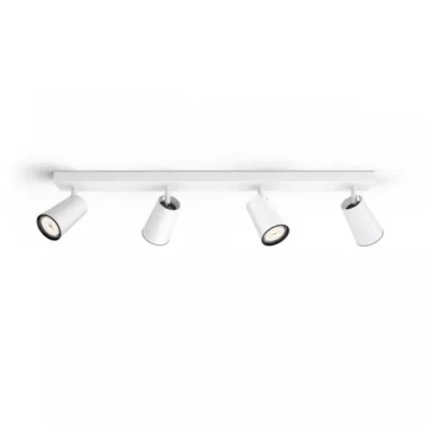 Philips Paisley biela / Bodové svietidlo / 4X GU10 / 5,5 W / bez zdroja / IP20 (SKL000324232)