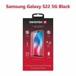 SWISSTEN FULL GLUE COLOR FRAME CASE FRIENDLY sklo pre SAMSUNG S901B GALAXY S22 5G čierna (54501812)