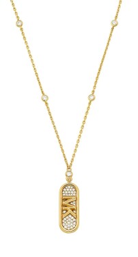 Michael Kors Fashion pozlátený náhrdelník so zirkónmi Kors MK MKC1729CZ710