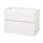 Mereo Opto, kúpeľňová skrinka 81 cm, biela CN911S