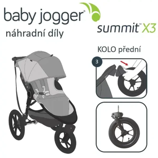 BabyJogger KOLO predné SUMMIT X3 (NDBJ405238)