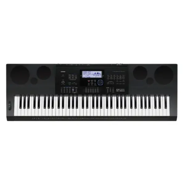 Casio WK 6600 čierna / klávesy / 76 klávesov / USB / adaptér (4971850314134)