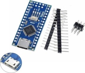 Arduino NANO V3.0 16MHz mikro USB – ATmega328P – CH340 – klonas – Arduino