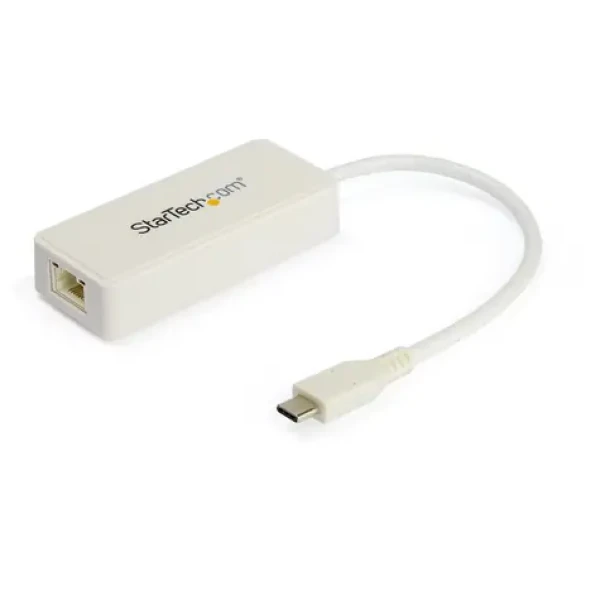StarTech adaptér USB-C na RJ-45 biela / 1Gbs / Thunderbolt 3 (US1GC301AUW)
