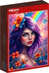 ALIPSON Puzzle Dúhová dievčina