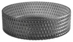 SAPHO - MARAGUA gravírované sklenené umývadlo na dosku priemer 39,5cm, čierna TY214