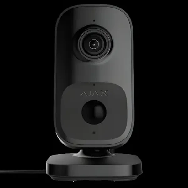Ajax IndoorCam černá / Vnitřní IP kamera / 4 Mpx / Wi-Fi / PIR senzor / AI detekce (111567.303.BL1)