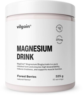 Vilgain Magnesium Drink – 3× lesné ovocie 325 g
