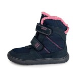 Dievčenské zimné barefoot topánky PRO-tex Protetika LORA NAVY - 32