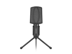Natec ASP čierna / stolný mikrofón / nastaviteľný sklon / 3.5mm jack / 1.8 m (NMI-1236)