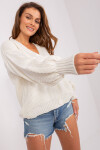 BA SW 8014 jumper.17P ecru jedna velikost