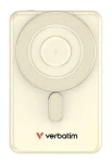 Verbatim Charge 'n' Go 2C zlatá / Magnetická bezdrôtová powerbanka / 5000 mAh / 2× USB-C / MagSafe / 15-20 W (32253)