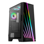 AeroCool Mirage čierna / PC skriňa / ATX / 2x USB 3.0 / 1x USB 2.0 / Bez zdroja / priehľadná bočnica (ACCM-PB25013.11)