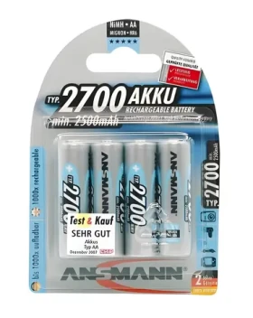 Ansmann 2700 AA / Akumulátor / 2500 mAh / 4 ks (5030842)