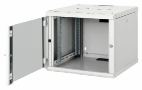 Equip Pro Mount svetlo šedá / Nástenný rozvádzač / 19" / 9U / 600x600 mm / pasívne chladenie / sklenené dvere (EPM-09-6060-G-CBAA)