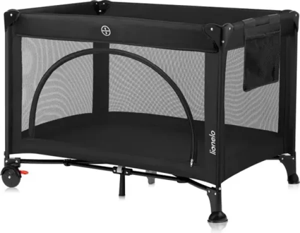 Lionelo Postieľka cestovná Laura Black Carbon / do 15 kg (LO-LAURA BLACK CARBON)