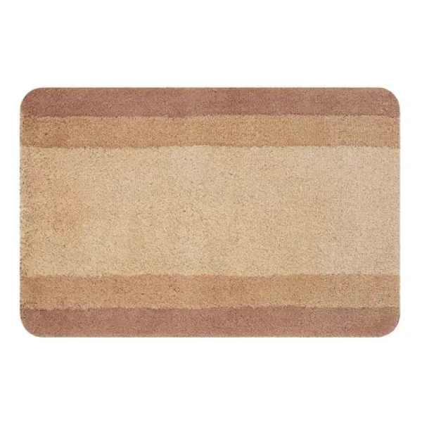 Spirella BALANCE kúpeľňová predložka 55 x 65 cm béžová / polyester / protišmyková (7610583092366)