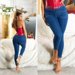 Sexy Highwaist Skinny Jeans with pocket detail denimblue